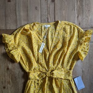 NWT Max Studio Flutter Sleeve Dress